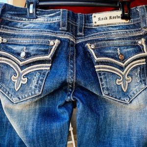 Rock Revival Ashley size 31 jeans Straight Cut